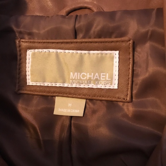 Michael Kors Leather Jacket, M - Picture 4 of 8